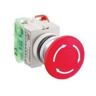 蘑菇头自锁按钮 Y090 急停按钮开关 11ZS LAY7