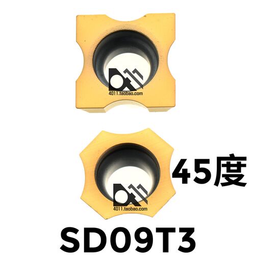倒角刀片SD09T3-R1 R2 R3 R4 R5 R6 -45度 SPGT1204 RC06 RC12