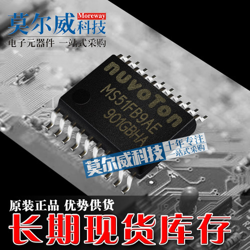 MS51FB9AE TSSOP20 兼容替代 N76E003AT20 PIN对PIN 长期现货