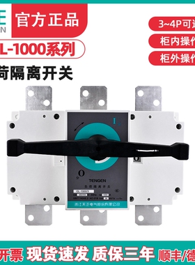 TENGEN天正电气 GL-1000/3/4P负荷隔离开关断路器3/4J NH40 1000A