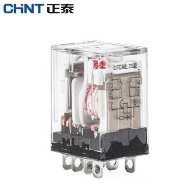 正泰中间继电器220v交流带灯 8脚 NJX-13FW(D)/2Z hh52p 10a