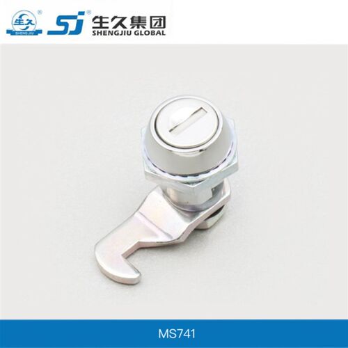 生久柜锁门锁MS741小圆锁 小锁 亮光锁 机箱锁 配电箱柜锁 拉伸锁