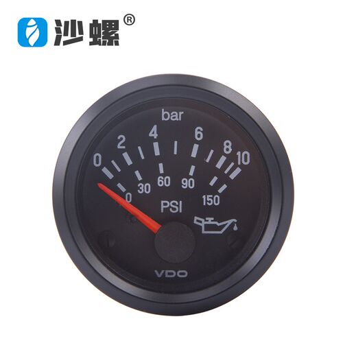 原装进口机油压力表VDO油压表0-10bar柴油发电机机油感应塞传感器