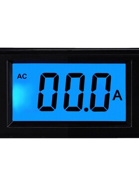 交流电流表液晶数字显示数显表头AC或DC8-12V独立辅助电源D69-40
