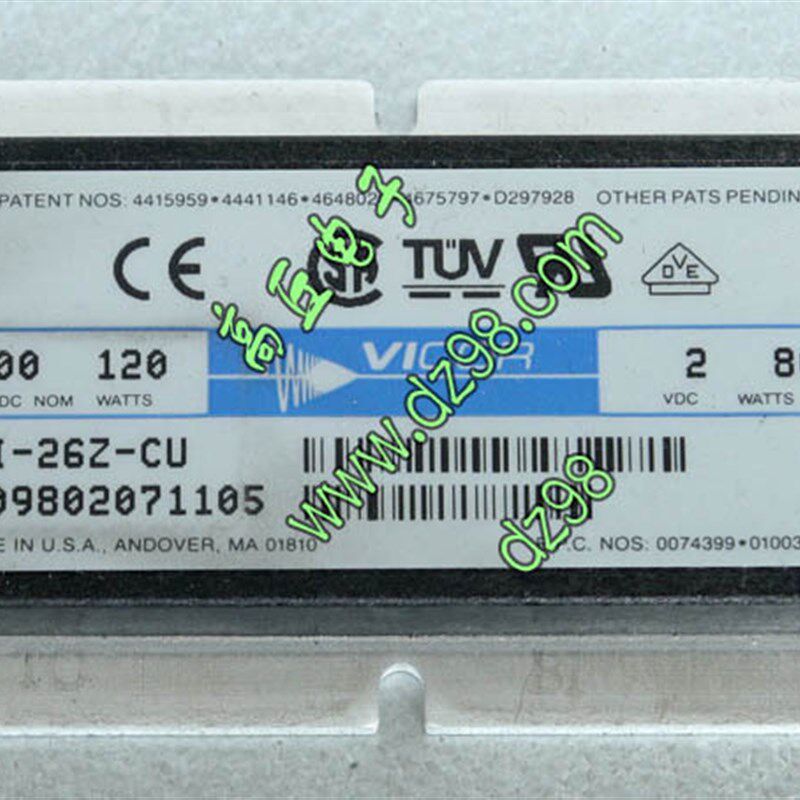 VICOR WI-26Z-CU 隔离电源模块 300V 转 2V 80W 大电流40A
