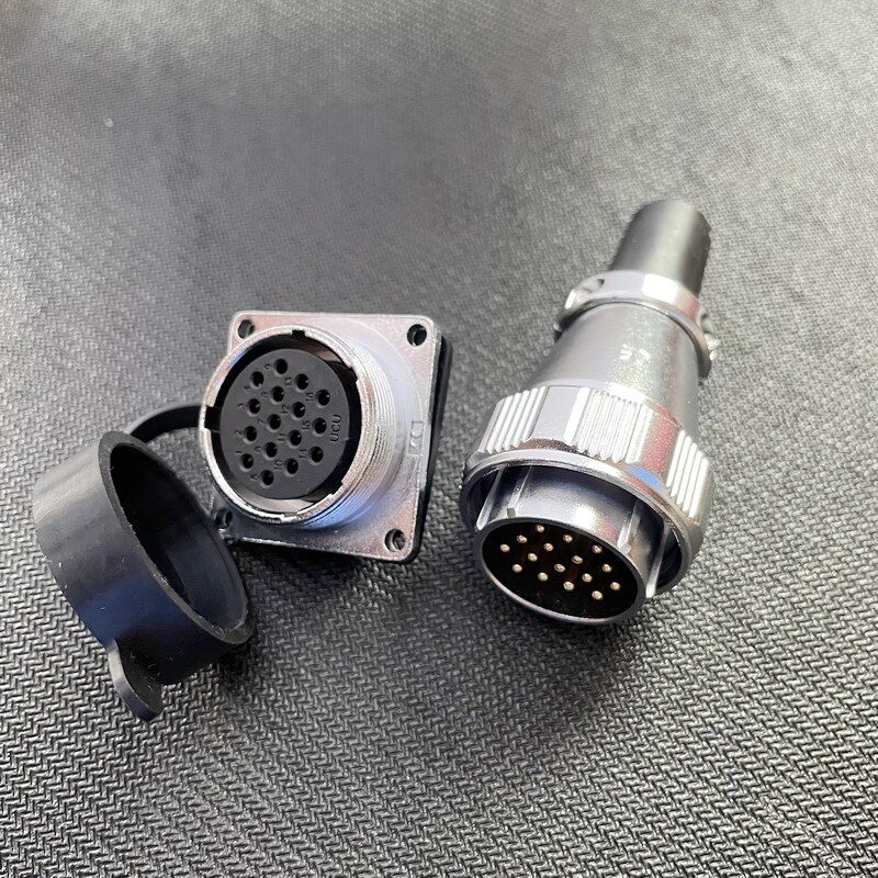 WS32威浦防水航空插头4 6 13 14 19芯澳普龙换AS32连接器方法兰座