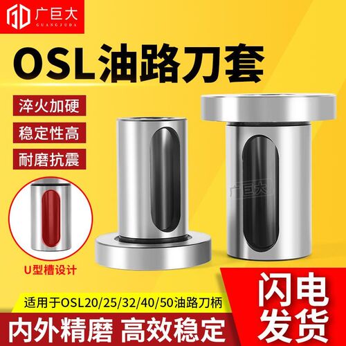 高精OSL侧固式油路刀套快速U钻变径套 OSL25/32/40/50快速转换套