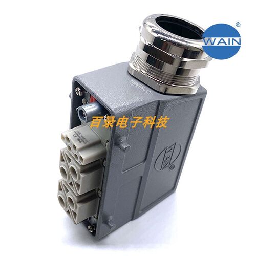唯恩WAIN重载连接器 4芯100A6芯16A组合母头 风力电机 哈丁浩亭