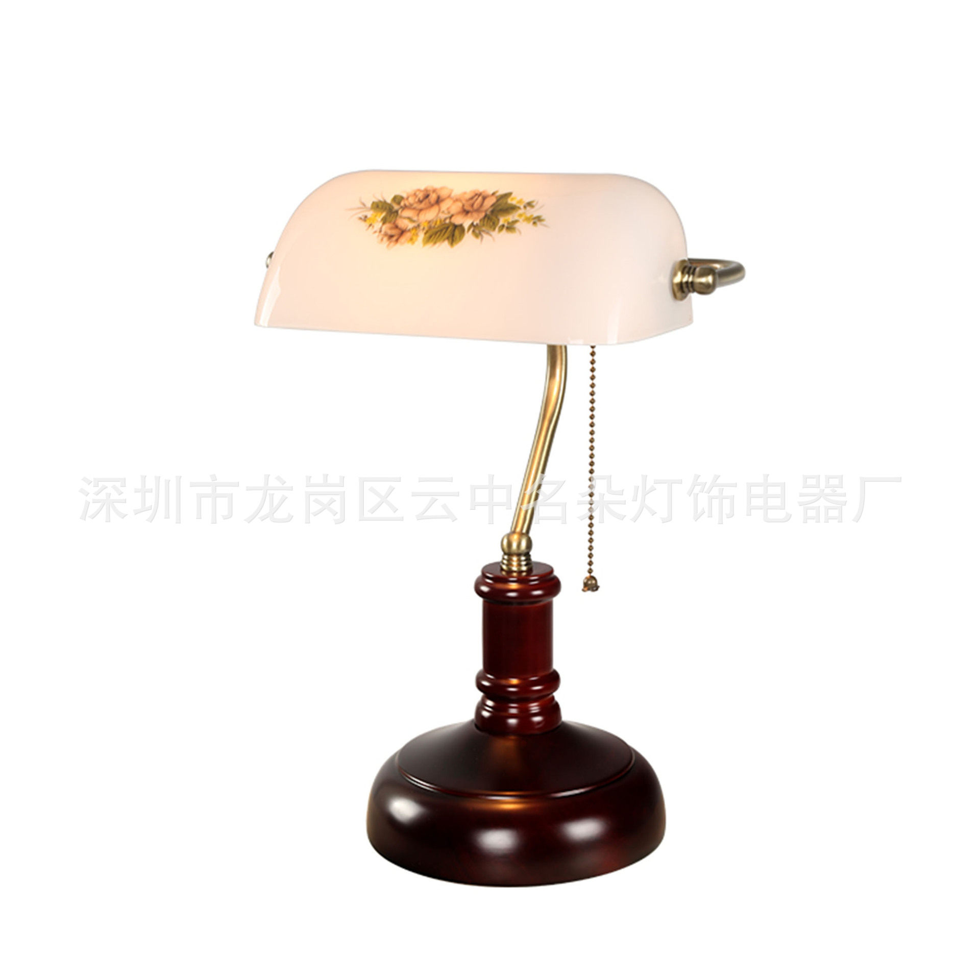 云中名朵供应跨境亚玛逊实惠复古银行灯民国风格蒋介石书桌台灯
