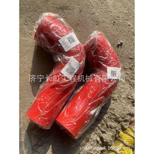 供应三一平地机原厂配件：SAG180-5：发动机出水胶管：13885472