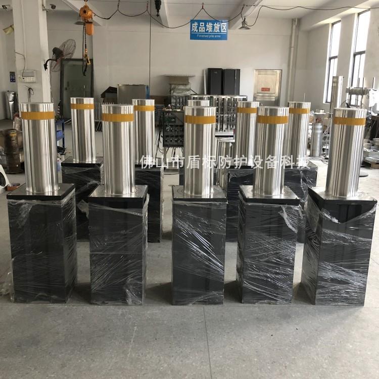 电动液压升降柱路障 车牌识别全自动升降柱304不锈钢全自动升降柱