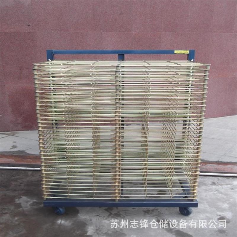 厂家直销丝网i印刷成衣印花跑台喷漆千层架车 移动晾干l架无厂家