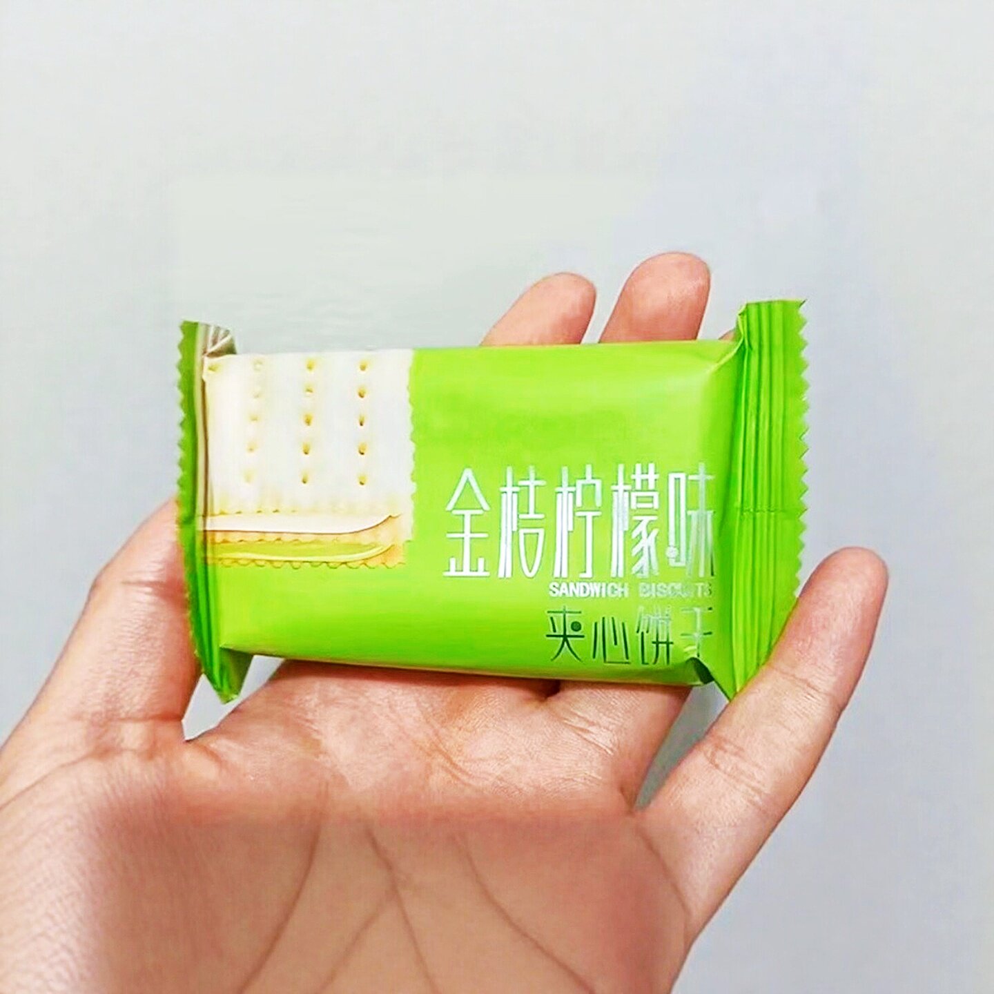 EdoPack3+2s金桔柠檬夹心苏打饼干网红办公零食休闲食品早餐小包