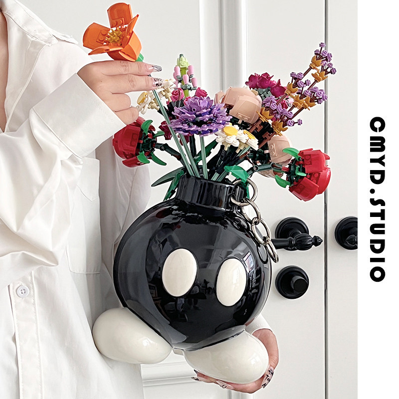 CMYD 用花瓶装下一整个春天 原创高颜值BOOM陶瓷花瓶家居装饰摆件