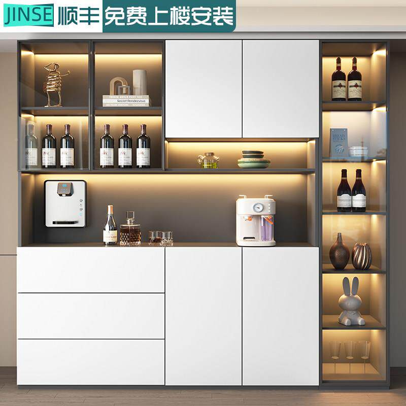 餐边柜靠墙一体置柜物子储柜客厅简约酒柜玄关柜新款物柜橱CBG-01