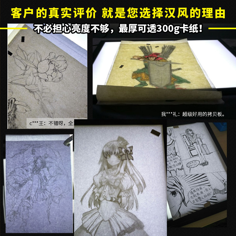 led拷贝台a1拷贝板a0a2a3临摹台国画书法线描绘画透写台透光台桌