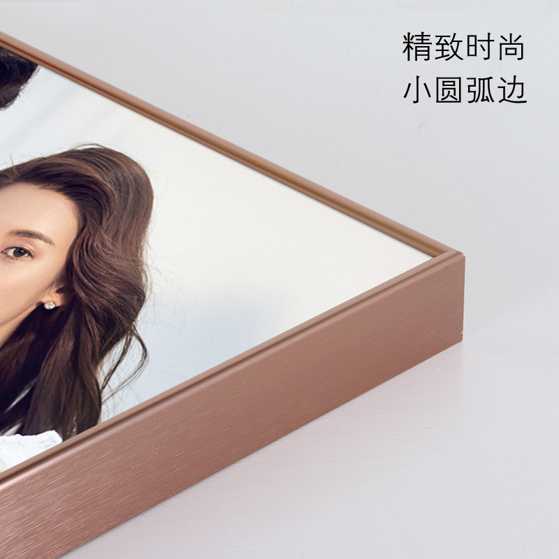 婚纱照洗照片加相框24 36 48寸挂墙简约影楼结婚照放大定制全家福
