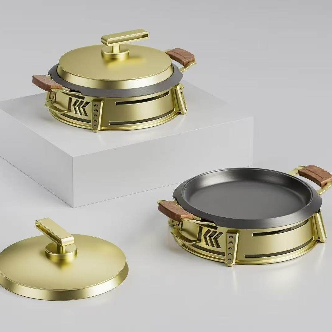 商用圆形烤鱼炉铝合金加厚牛蛙干锅不沾圆烤盘小龙虾干锅鸳鸯烤炉,厨房电器,其他商用厨电,淘宝优惠券,粉丝福利购,淘宝优惠卷