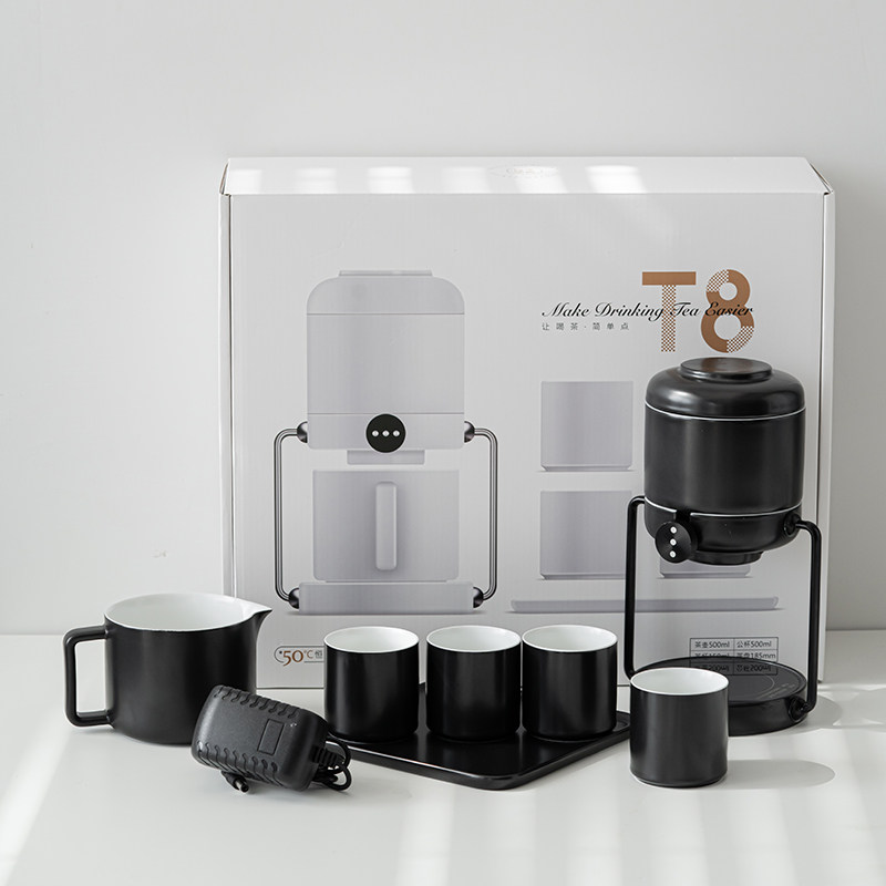 记今朝《T8》泡茶神器自动功夫茶具套装送领导长辈客户伴手礼高端