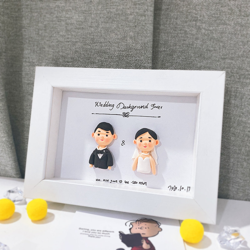 diy手工人偶粘土材料包毕业送男朋友女生情侣情人节创意生日礼物