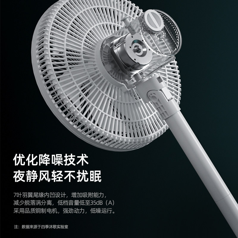 电风扇政府换新补贴落地扇家用静音新款立式小型宿舍卧室摇头电扇图片