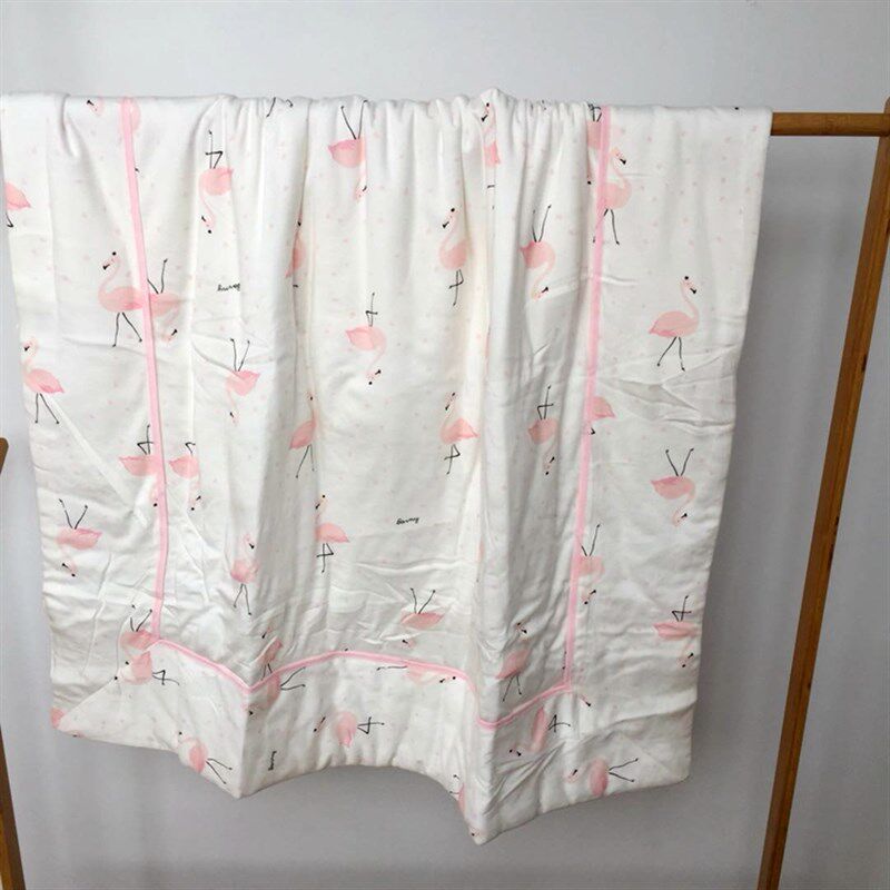 竹纤维棉被儿童小被子幼儿园空调被宝宝床品午睡棉被春秋薄被