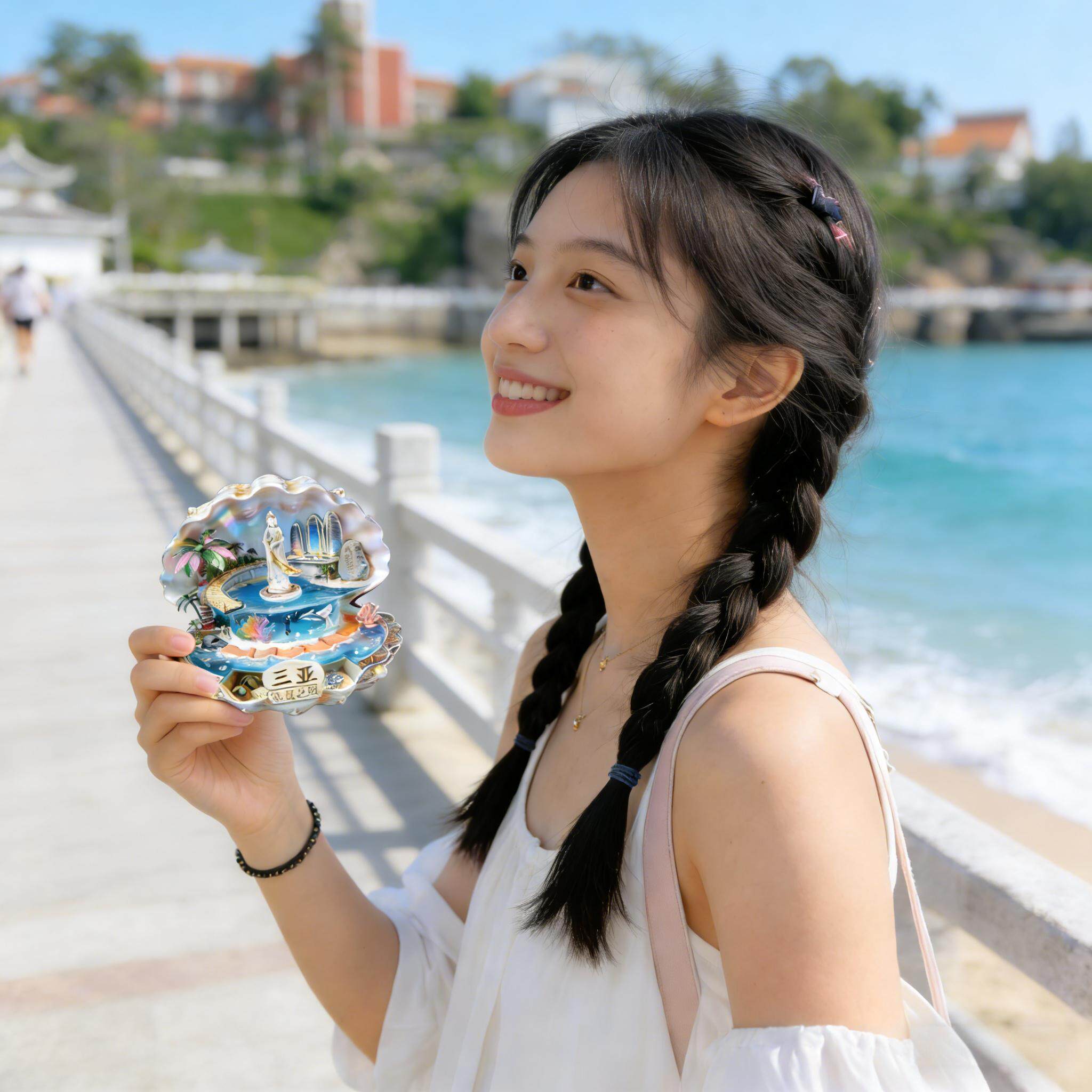 2026款三亚金属浮雕磁吸冰箱贴3d立体摆件小礼品装饰门贴个性定制