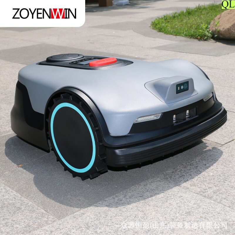 R1000型手机APP电动智能割草机器人 自动充电时家庭草坪修整机