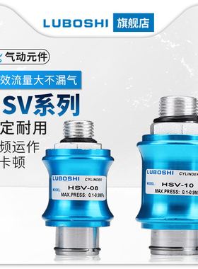 手滑阀气动开关滑动开关排气阀手推阀HSV-06/HSV-08/10/15手动阀