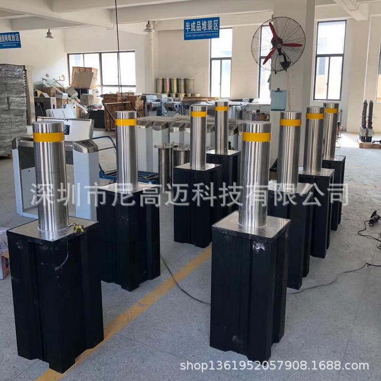 智能停车桩全自动升降柱浅埋式液压升降防撞路障地柱车档源头厂家