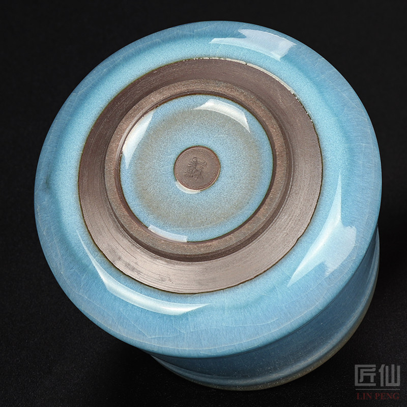 匠仙 苏天培名家公道杯分茶器纯手工陶瓷功夫茶具冰裂开片大容量