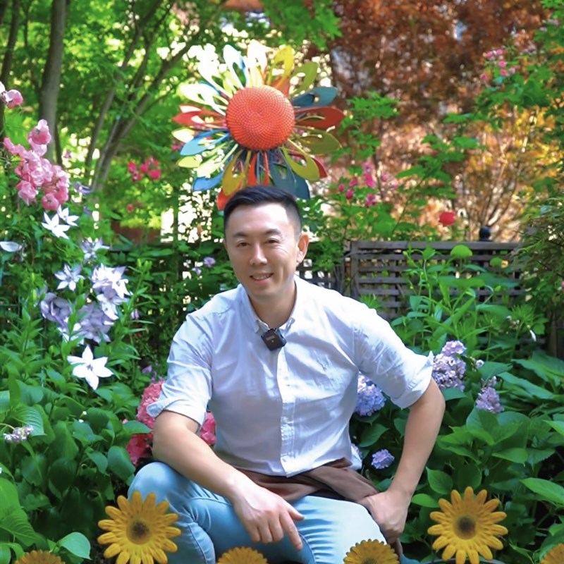 沐子哥铁艺向日葵栅栏篱笆花园庭院户外花架装饰摆件