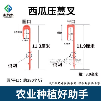 滴灌带叉子固定器微喷带固定防风叉蔬菜大棚灌水带压管叉滴灌叉