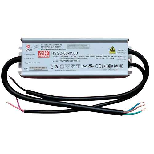 明纬电源 HVGC-65-500AB 380V输入MEANWELL开关电源防水