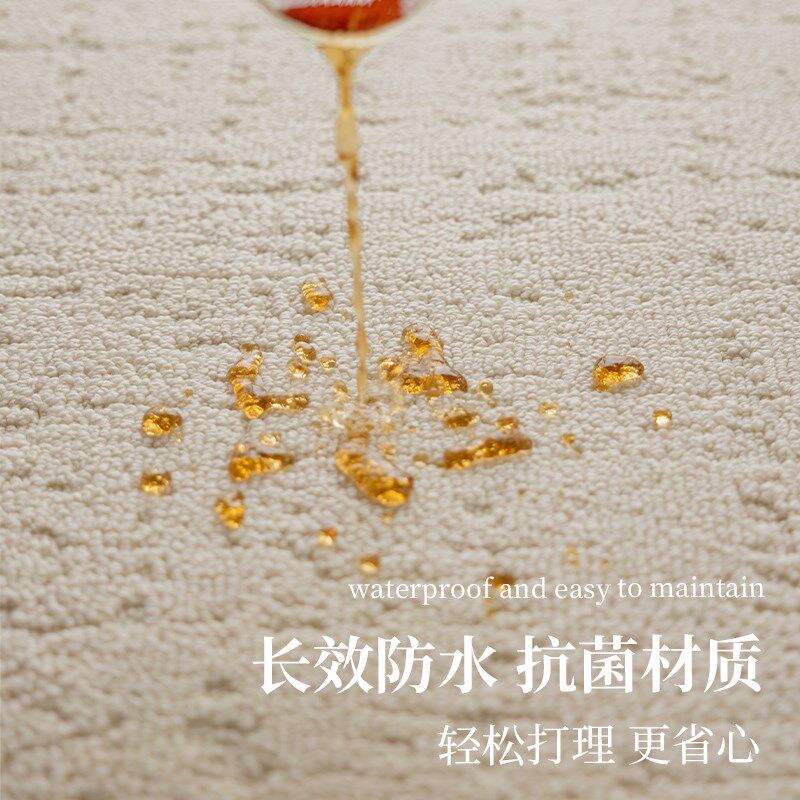 2024新款地毯客厅大面积全铺免洗可擦防水卧室艺术床边免打理地垫