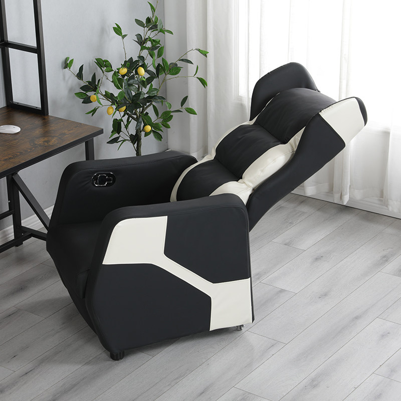 可躺椅子电竞椅布艺皮艺高背单人网吧沙发网咖电脑沙发家用可调节