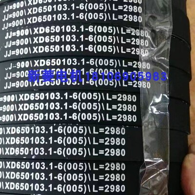 原厂 帝奥电梯门机皮带JJ=900/XD650103.1-6(005)/L=2980门皮带