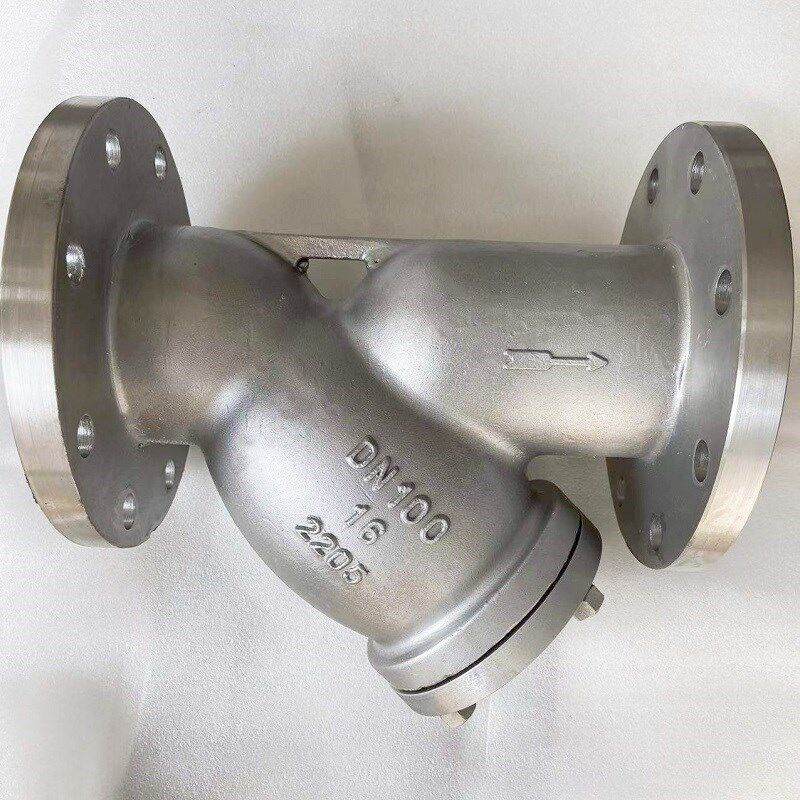 不锈钢2205法兰过滤器双相钢过滤器蒸汽过滤器GL41W-16V过滤器