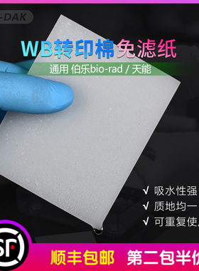WB 免滤纸转印棉 海绵垫 湿转衬垫多孔垫 无需滤纸 通用伯乐/天能