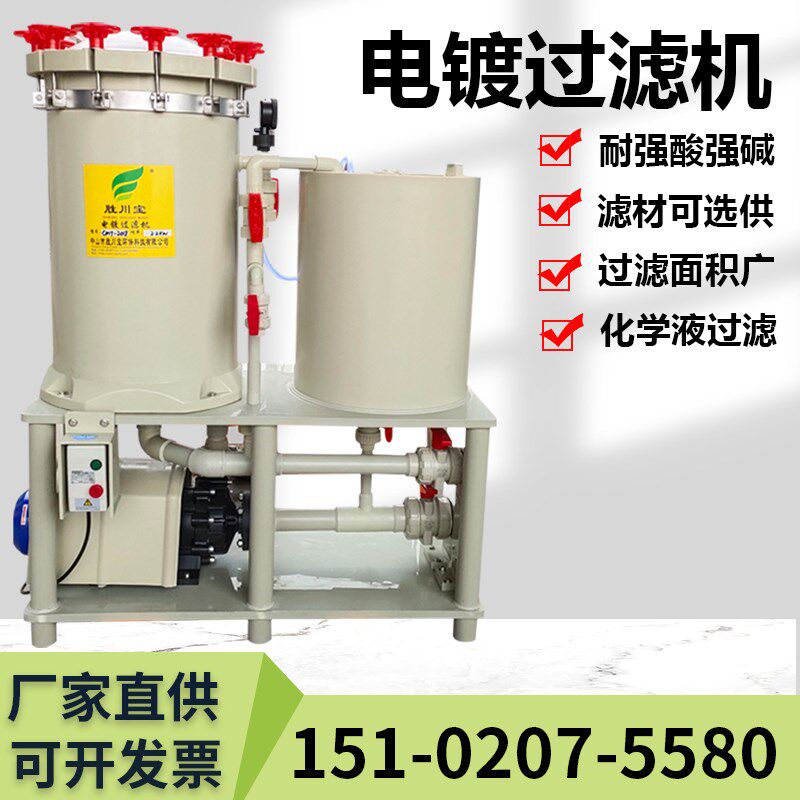 CMT-2018电镀过滤机高精密化学过滤机活性炭粉过滤器电镀工业过滤