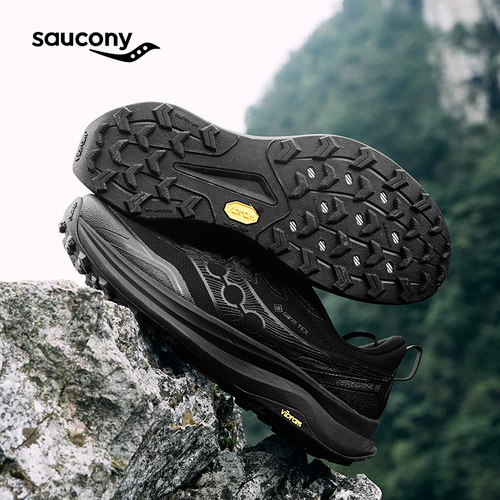Saucony索康尼PEREGRINE游隼16 GTX防滑缓震运动鞋登山越野跑鞋男