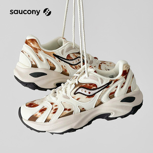Saucony索康尼AZURA RE马年百搭老爹鞋舒适时尚男鞋复古休闲鞋男