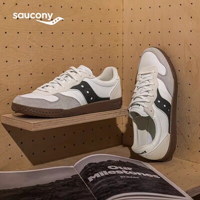 Saucony索康尼BULLET CT情侣款休闲板鞋女轻便潮流男鞋复古德训鞋