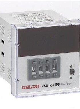 德力西 数显 时间继电器JSS1-08E/M 10E 220V 380V 24V