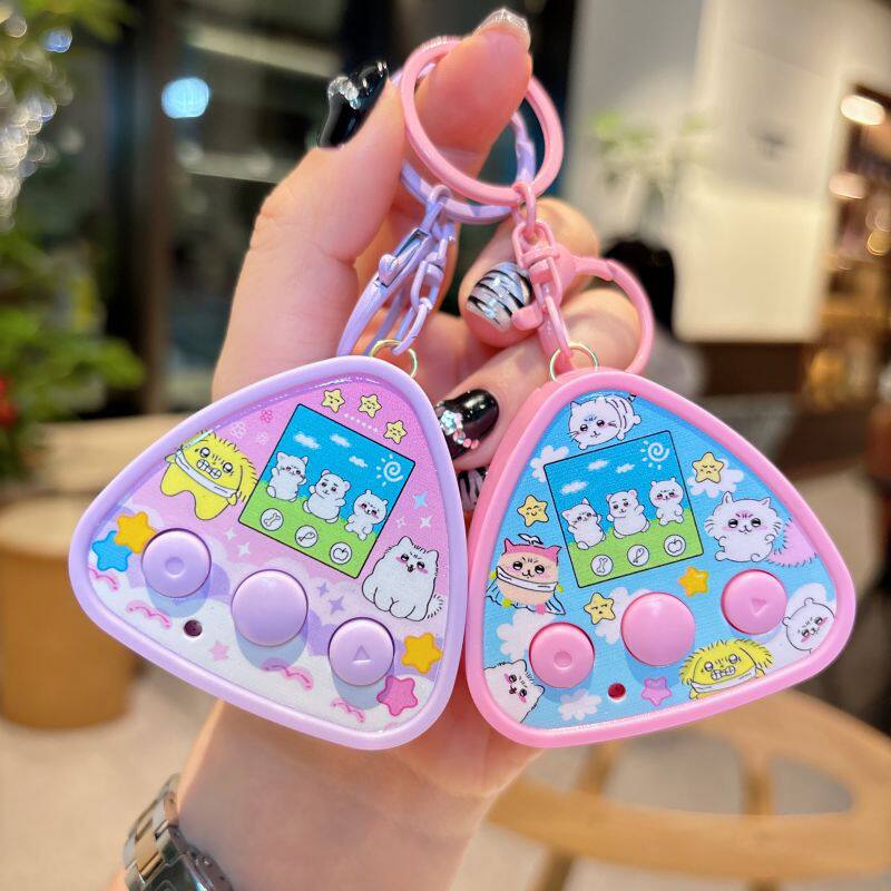 创意录音机钥匙扣可爱动物摆件学生情侣书包挂件钥匙链小礼品批发