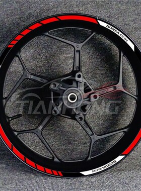 果天鸿CBR300CBR600RRCBR1000RR650F5轮毂车圈轮框反光防水贴花