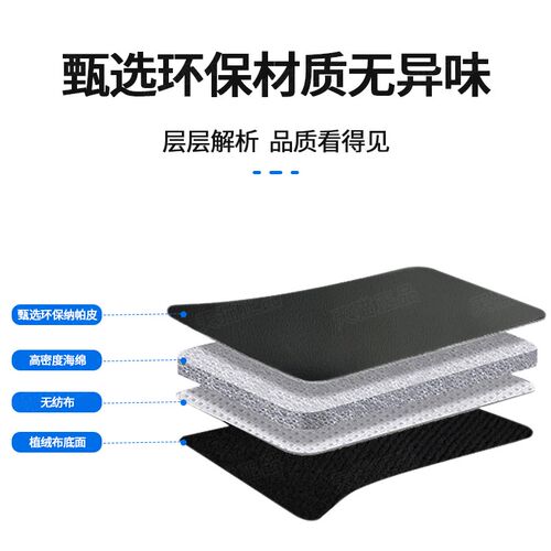 比亚迪海鸥车内饰座椅防踢垫后排二排扶手箱防护保护改装饰专用品