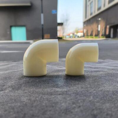 【高品质】DN15/20/25/32/40/50工程塑料90度ABS弯头 壁厚耐腐蚀