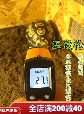 爬宠爬虫陆龟箱红外线测温枪饲养环境手持温度测量仪一秒反应温度