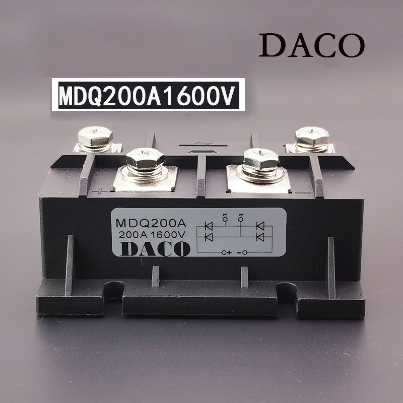 单相整流桥模块MDQ100A1600V24V220V 200A300A500A400A150A带散热